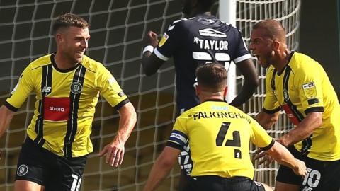 Harrogate Town celebrate