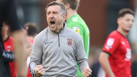 Northampton Town boss Jon Brady