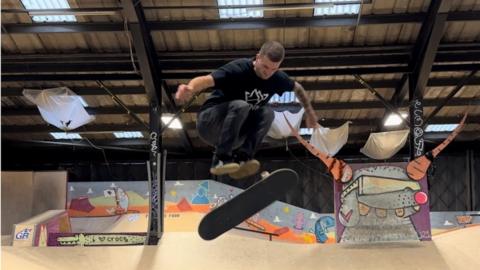 Jason Emery says an indoor venue will offer year-round skateboarding