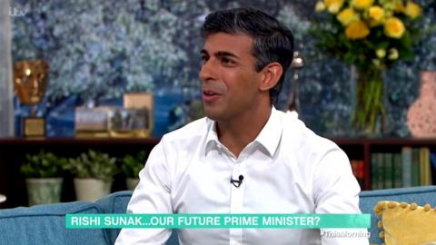 Rishi Sunak on ITV's This Morning