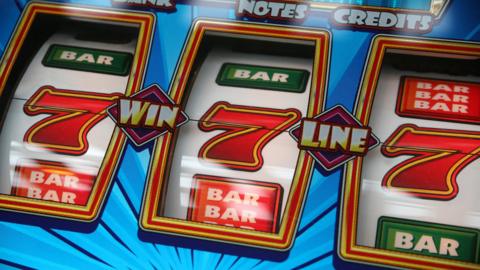 A gambling machine