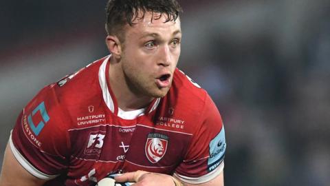 Ruan Ackermann in action for Gloucester