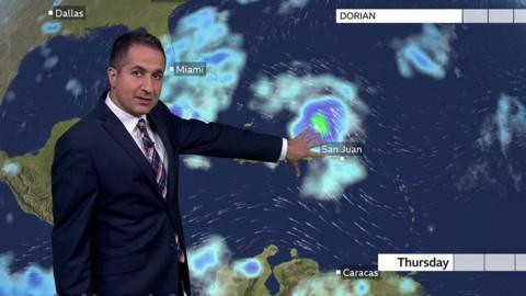 Stav Danaos looks at the forecast for Hurricane Dorian