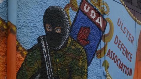 An Ulster Defence Association mural