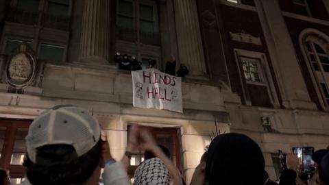 Columbia University protesters occupy building