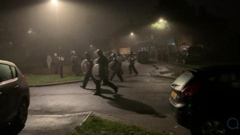 Police in Halton Moor area of Leeds