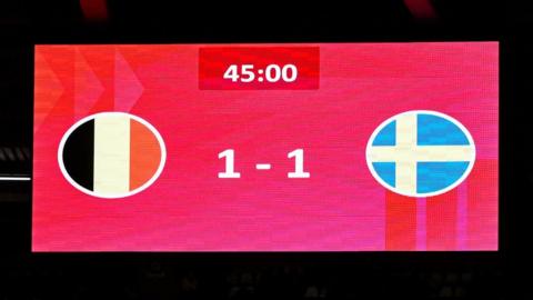 Belgium Sweden scoreboard