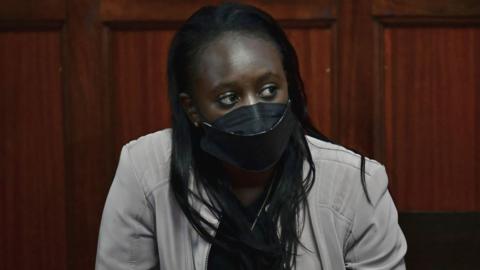 Maxine Wahome in the dock in court following proceedings