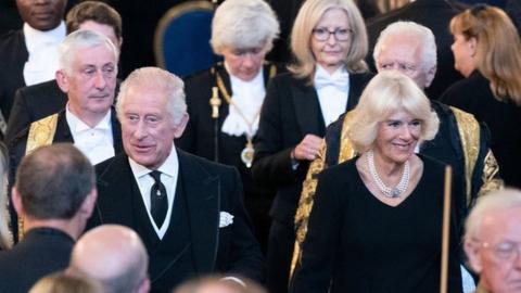 King Charles at Westminster Hall