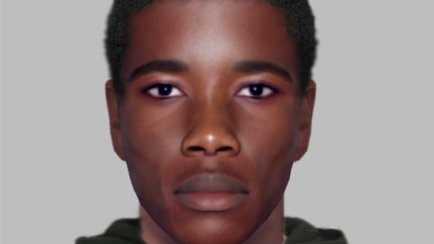 An E-fit of a male in his late teens or early 20s