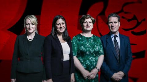 Labour leadership candidates Rebecca Long-Bailey, Lisa Nandy, Emily Thornberry and Sir Keir Starmer.