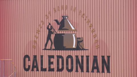 Caledonian Brewery sign