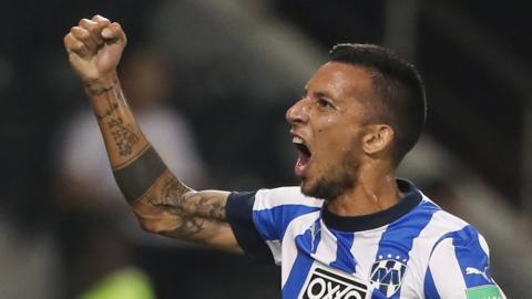 Monterrey's Leonel Vangioni celebrates