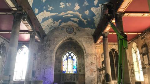 Final renovations at St Michael on the Mount Without