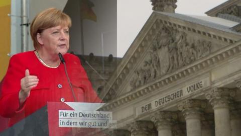 Chancellor Angela Merkel and the German Bundestag