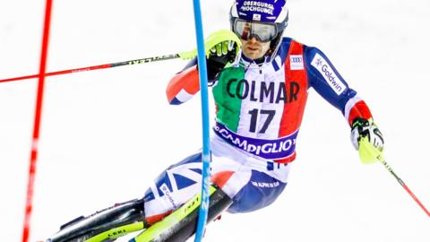 Ryding's best World Cup result was second in Kitzbuhel in 2017