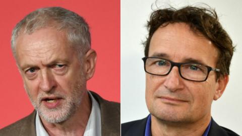 Jeremy Corbyn and Tony Roe