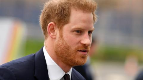 Britain's Prince Harry, Duke of Sussex arrives to attend the UK-Africa Investment Summit in London on January 20, 2020.