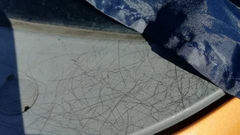 Car damaged by crows in Littleover, Derby