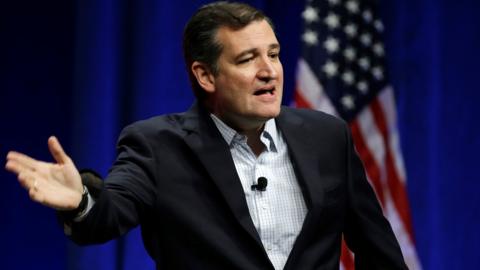 Republican presidential candidate, Sen. Ted Cruz, R-Texas, addresses the Sunshine Summit in Orlando, Fla., Friday Nov. 13, 2015.