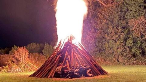Bonfire in Cocking