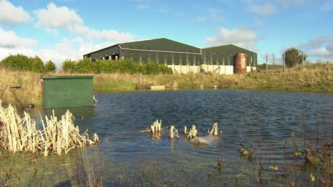 The site is a former recycling plant near the city