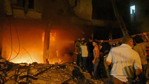 A fuel tank exploded in the city of Beirut causing residents to panic