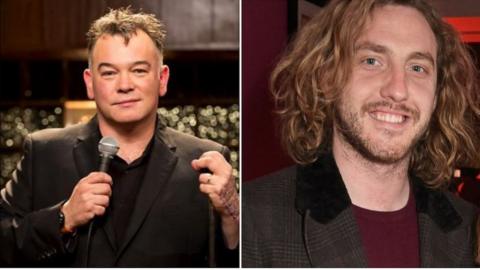 Left, Stewart Lee and Seann Walsh