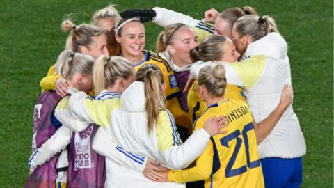 Sweden celebrate