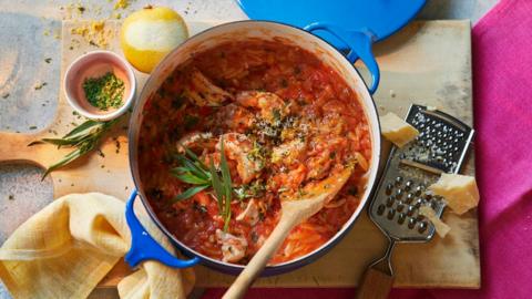 King prawn orzo risotto
