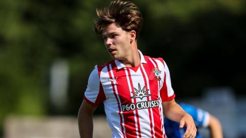 Tyler Dibling in a Southampton shirt