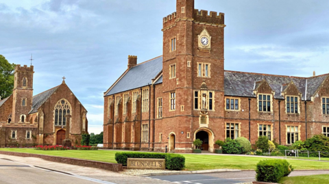 General view of Blundell's School, Tiverton, Devon