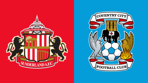 Sunderland and Coventry City club emblems