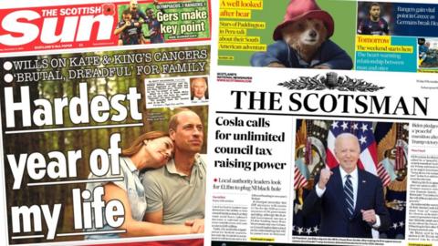 The Scottish Sun and The Scotsman