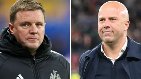 Eddie Howe and Arne Slot