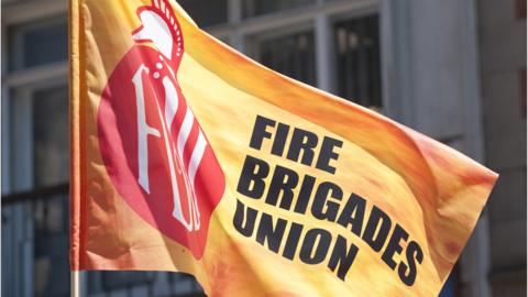 Fire Brigades Union flag