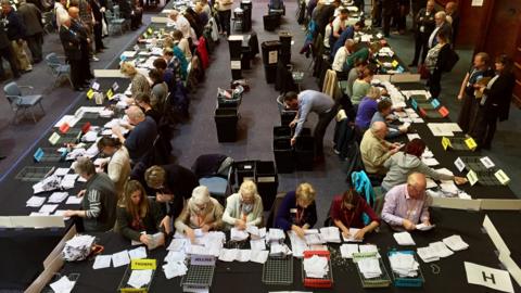 counting underway