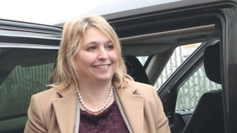 Karen Bradley visiting Belfast Metropolitan College on 10 January 2018