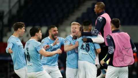 Manchester City celebrate