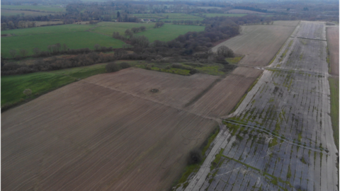 Wisley Airfield from the sky