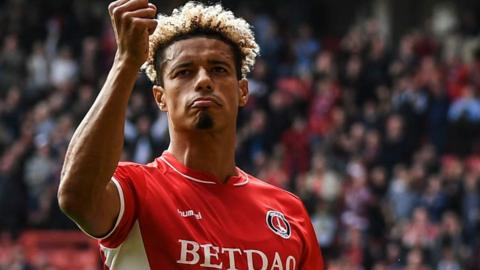 Lyle Taylor in action for Charlton Athletic