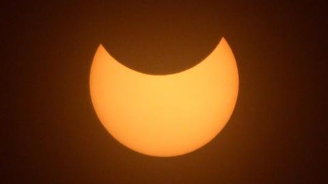 Eclipse from Daviot