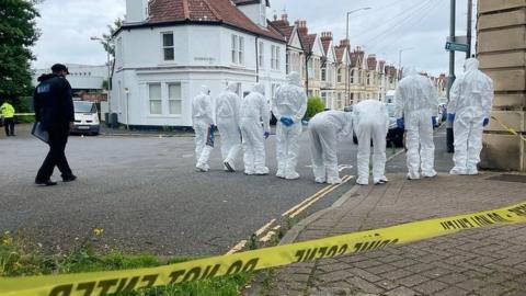 Police forensic operation