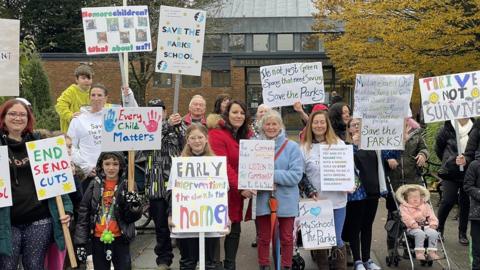 Campaigners are fighting to save The Parks Special Nursery School, in Burley Road, Oakham