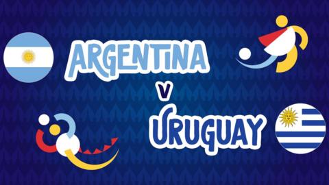 Argentina v Uruguay badge graphic