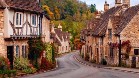 Village of Castle Combe in the Cotswolds