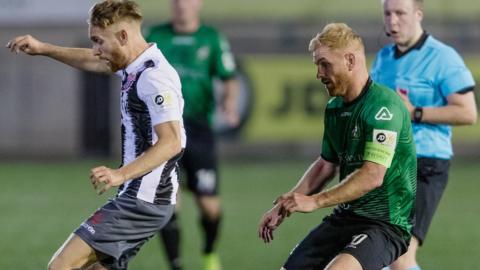 Aberystwyth's Marc Williams in action