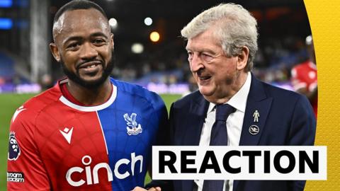 Jordan Ayew and Roy Hodgson