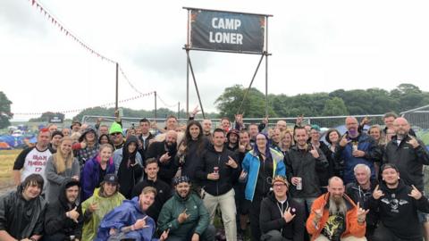 'Camp Loner' at Download Festival 2018