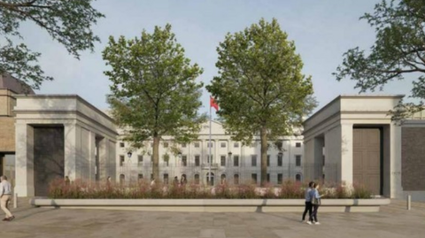 Proposed Chinese embassy